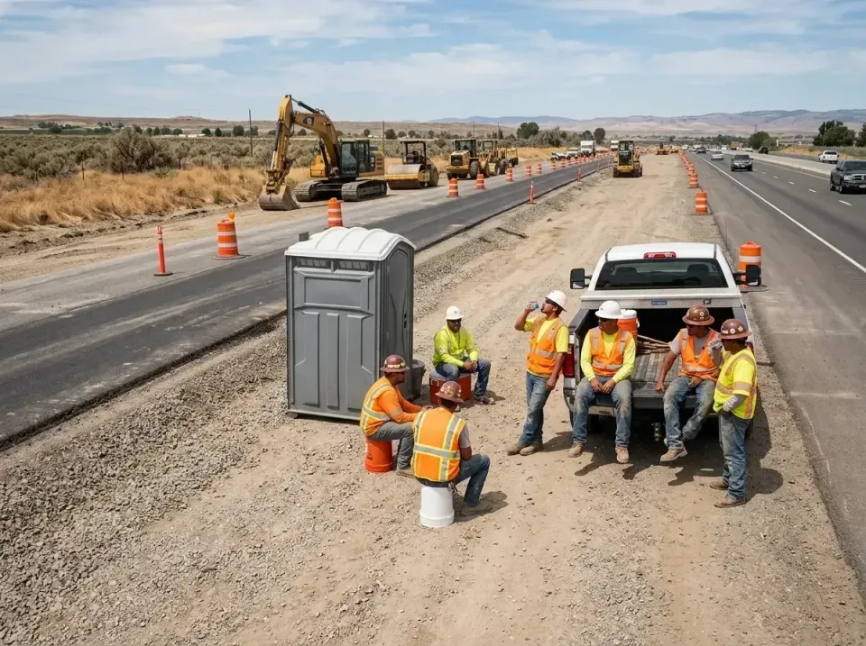 highway-road-construction-crew-007 — frequently asked questions, Porta Potty and Restroom Rentals in Santa Clara, CA